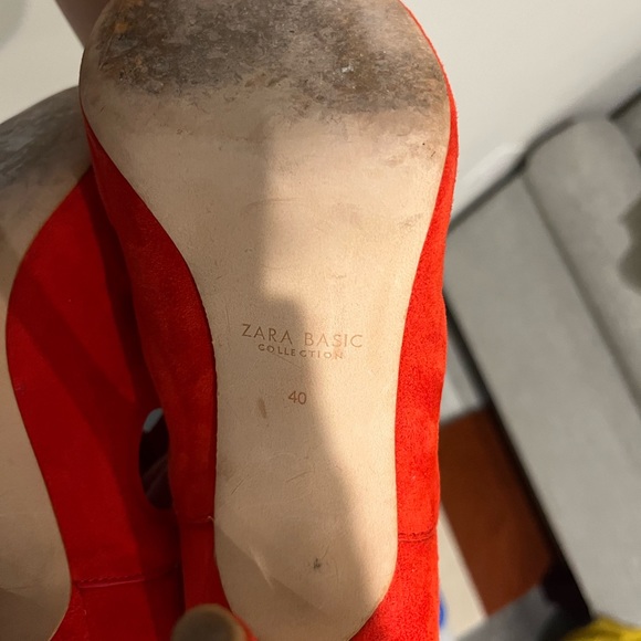 Red Zara heels - Picture 6 of 7